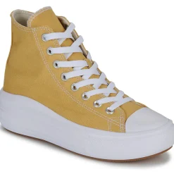 Baskets Mode^Converse - CHUCK TAYLOR ALL STAR MOVE PLATFORM SEASONAL COLOR Moutarde