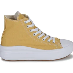 Baskets Mode^Converse - CHUCK TAYLOR ALL STAR MOVE PLATFORM SEASONAL COLOR Moutarde