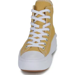 Baskets Mode^Converse - CHUCK TAYLOR ALL STAR MOVE PLATFORM SEASONAL COLOR Moutarde