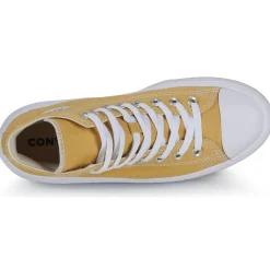 Baskets Mode^Converse - CHUCK TAYLOR ALL STAR MOVE PLATFORM SEASONAL COLOR Moutarde