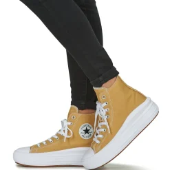 Baskets Mode^Converse - CHUCK TAYLOR ALL STAR MOVE PLATFORM SEASONAL COLOR Moutarde