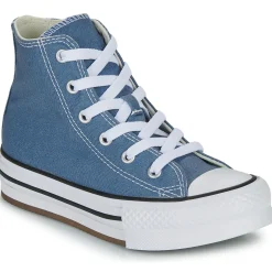 Baskets Mode^Converse - CHUCK TAYLOR ALL STAR EVA LIFT PLATFORM Bleu