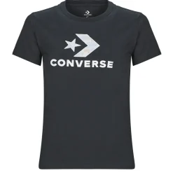 T-shirts & Polos^Converse - FLORAL STAR CHEVRON Noir