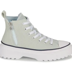 Baskets Mode^Converse - KIDS' CHUCK TAYLOR ALL STAR LUGGED LIFT PLATFORM RETRO Gris