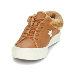 Baskets Mode^Converse - ONE STAR LEATHER OX Camel