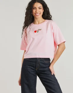 T-shirts & Polos^Converse - TLMN VDAY CROP OS TEE Rose