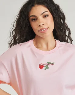 T-shirts & Polos^Converse - TLMN VDAY CROP OS TEE Rose
