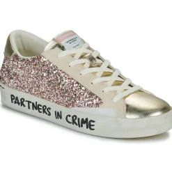 Baskets Mode^Crime London - DISTRESSED Beige