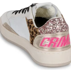 Baskets Mode^Crime London - SK8 DELUXE Blanc