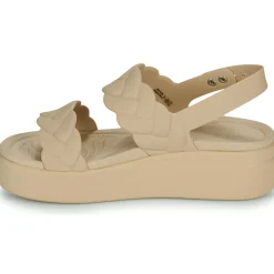 Sandales Et Nu-pieds^Crocs - Brooklyn Woven Upper LW Beige