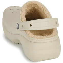 Mules / Sabots^Crocs - Classic Platform Lined Clog W Beige