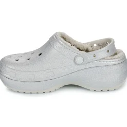 Mules / Sabots^Crocs - ClsPlatformGlitterLinedClogW Argenté