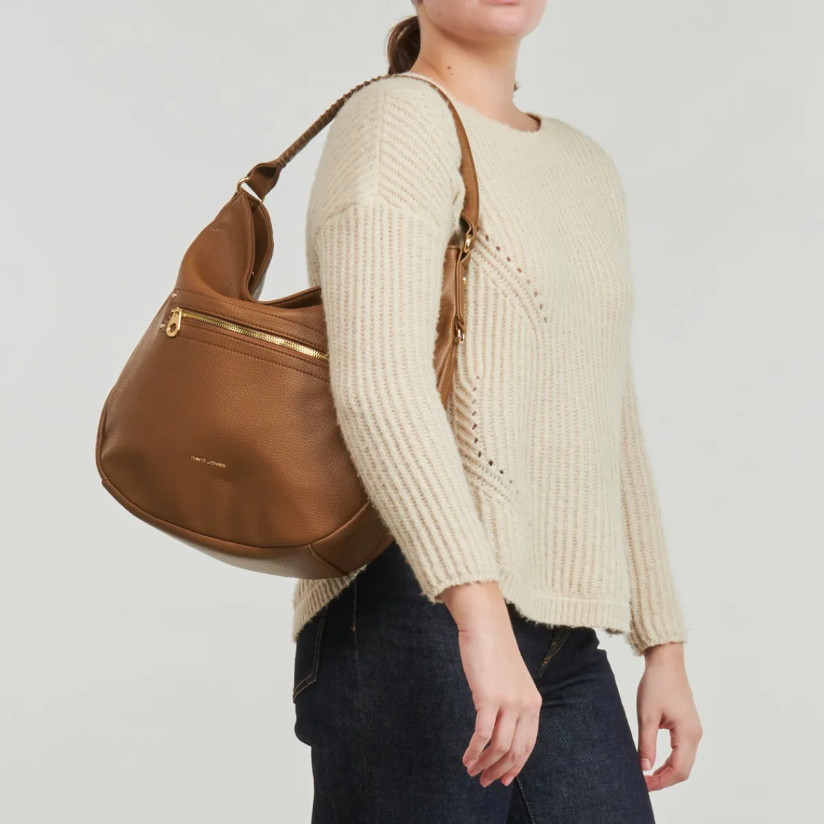 Sacs À Main^David Jones - CM6763-BROWN Marron