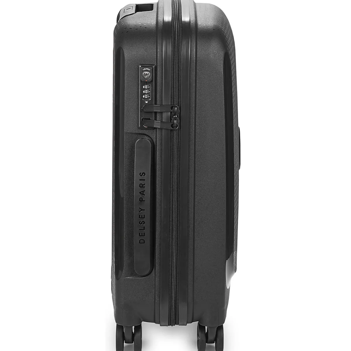 Valises^DELSEY PARIS - BELMONT PLUS 4DR CABINE 55CM SLIM Black
