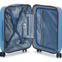 Valises^DELSEY PARIS - FREESTYLE 4DR CABINE 55CM SLIM SkyBlue