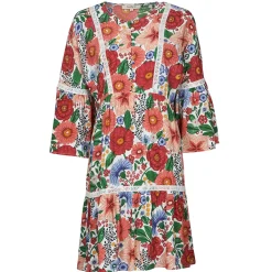 Robes^Derhy - TREILLIS FLOWER Multicolore