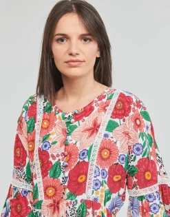Robes^Derhy - TREILLIS FLOWER Multicolore