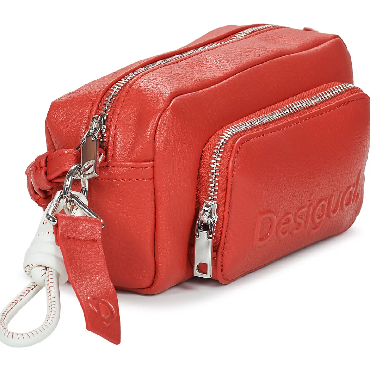 Sacs À Main^Desigual - BAG HALF LOGO Rouge