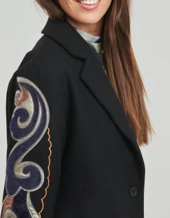 Manteaux^Desigual - COAT CRACOVIA Noir