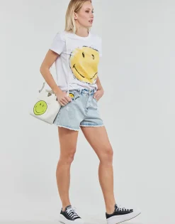 Shorts & Bermudas^Desigual - DENIM_CAT SMILE BleuClair