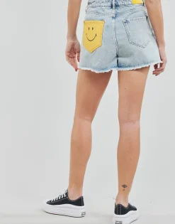 Shorts & Bermudas^Desigual - DENIM_CAT SMILE BleuClair