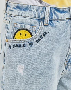 Shorts & Bermudas^Desigual - DENIM_CAT SMILE BleuClair