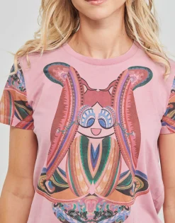 T-shirts & Polos^Desigual - FLOWER Rose