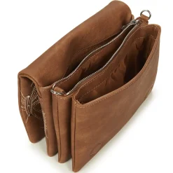 Besaces / Sacs Bandoulière^Desigual - GOODALL DORTMUND FLAP Marron