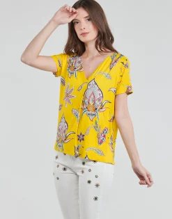 T-shirts & Polos^Desigual - LEMARK Jaune