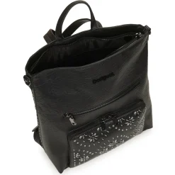 Sacs À Dos^Desigual - METAL DANDELION BACKPACK PRETORIA Noir