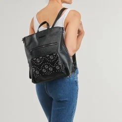 Sacs À Dos^Desigual - METAL DANDELION BACKPACK PRETORIA Noir