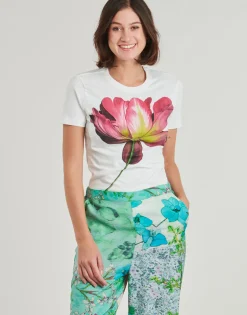 T-shirts & Polos^Desigual - PLATA Blanc