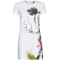 Robes^Desigual - VEST_MY MICKEY Blanc