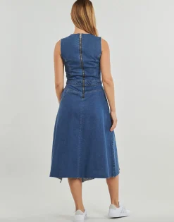 Robes^Desigual - VEST NUEVA YORK Bleu