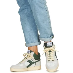 Baskets Mode^Diadora - MAGIC BASKET DEMI CUT SUEDE LEATHER
