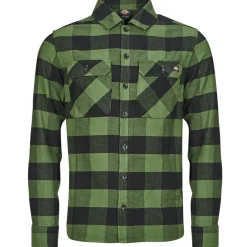 Chemises^Dickies - NEW SACRAMENTO SHIRT PINE GREEN
