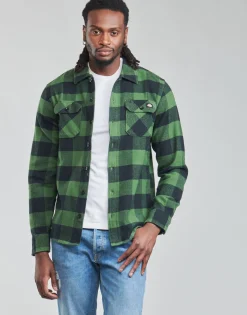 Chemises^Dickies - NEW SACRAMENTO SHIRT PINE GREEN