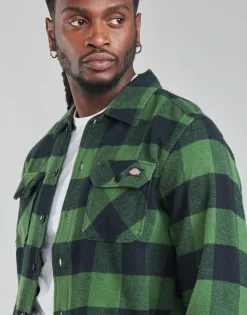 Chemises^Dickies - NEW SACRAMENTO SHIRT PINE GREEN