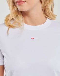 T-shirts & Polos^Diesel - T-REG-MICRODIV Blanc
