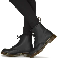 Bottines / Boots^Dr. Martens - 1460 BLACK GREASY Noir