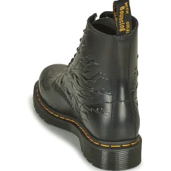 Bottines / Boots^Dr. Martens - 1460 FLAMES Noir