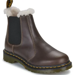Bottines / Boots^Dr. Martens - 2976 LEONORE DARK KAKHI ORLEANS Marron