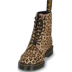 Bottines / Boots^Dr. Martens - 1460 Pascal Light Tan Mini Leopard Spot Hair On