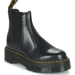 Bottines / Boots^Dr. Martens - 2976 QUAD BLACK SMOOTH Noir