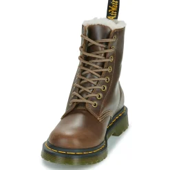 Bottines / Boots^Dr. Martens - 1460 SERENA DARK KAKHI ORLEANS Marron