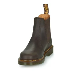 Bottines / Boots^Dr. Martens - 2976 YS DARK BROWN CRAZY HORSE Marron