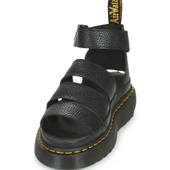 Sandales Et Nu-pieds^Dr. Martens - CLARISSA II QUAD BLACK MILLED NAPPA Noir