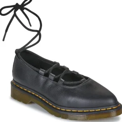 Ballerines / Babies^Dr. Martens - Elphie II Lace Up  Black Virginia Noir