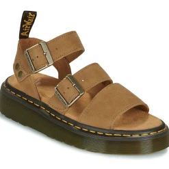 Sandales Et Nu-pieds^Dr. Martens - Gryphon Quad Savannah Tan Thumbled Nubuck Beige
