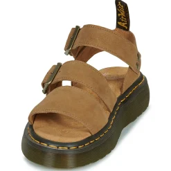 Sandales Et Nu-pieds^Dr. Martens - Gryphon Quad Savannah Tan Thumbled Nubuck Beige